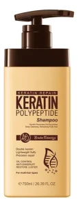 Sadoer Szampon Keratynowy z polipeptydami do włosów 750ml