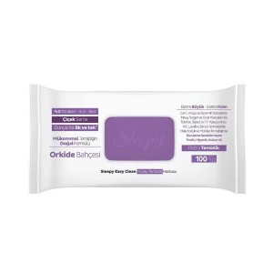 Sleepy Chusteczki do czyszczenia 100 szt - Orchidea