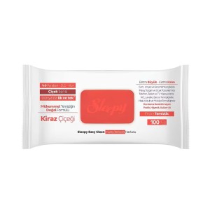 Sleepy Chusteczki do czyszczenia 100 szt - Kwiat Wiśni