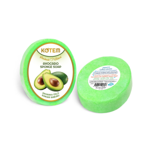 Kotem Naturalne mydło z gąbką 125g - Awokado