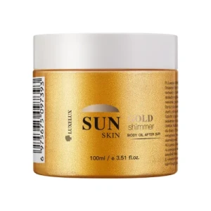Luxelux Sun Skin Gold Shimmer Żelowy olejek po opalaniu 100ml