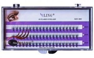 Rzęsy Kępki jedwabne BLING