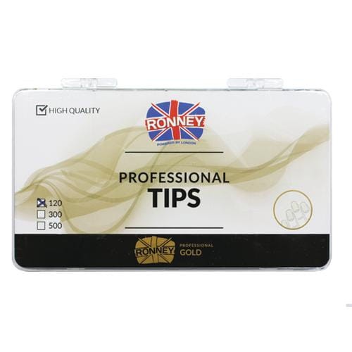 RONNEY PROFESSIONAL TIPS - TIPSY FRENCH Z MAŁĄ KIESZONKĄ KOLOR BIAŁY 120 SZTUK (RG 00016).jpg
