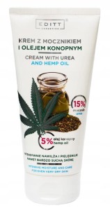 Editt Krem z mocznikiem i olejem konopnym 165 g